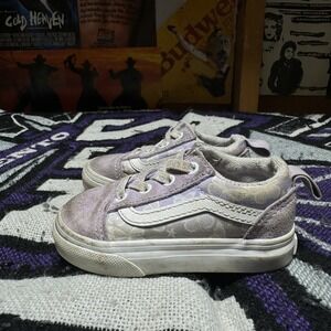 Size 5c -Toddler Purple Pink Butterflies‎ Vans